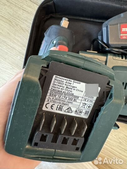 Гайковерт Metabo ssw 18 ltx 300 bl