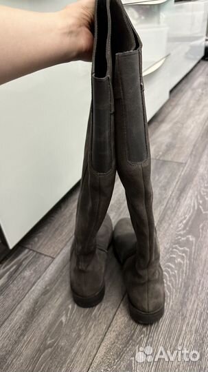 Сапоги зимние замша 39р