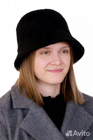 Панама и кепка женская, теплая