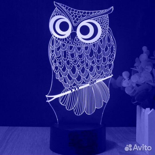 3D ночник, Светильник