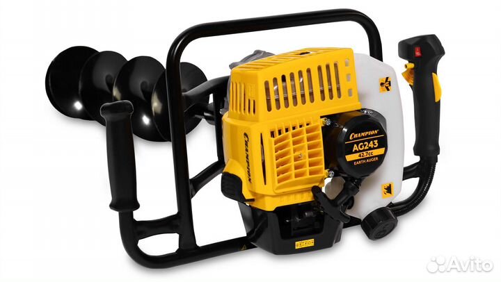 Мотобур champion AG243 со шнеком 150 мм
