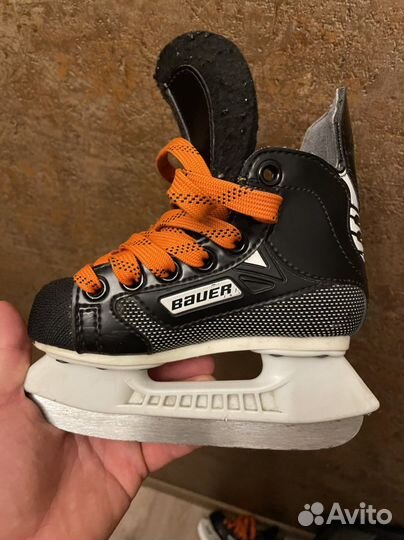 Коньки детские bauer impact 300 15cm 26