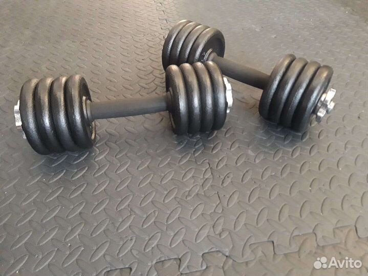 Новые разборные гантели 23,4кг