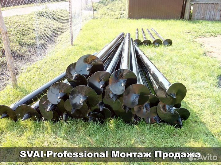 Винтовые сваи под ключ