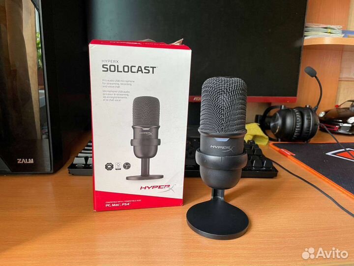 Микрофон hyperx solocast для стримов