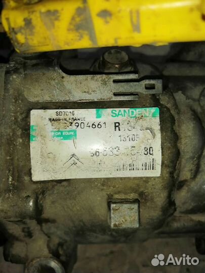 Компрессор кондиционера citroen c4-Peugeot