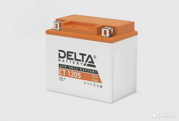 Аккумулятор delta CT 1205 80 А- 5 Ач