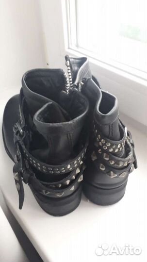 Сапоги женские кожанные ASH