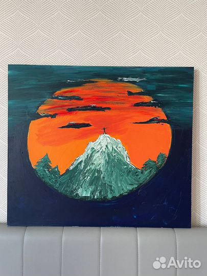 Картина на холсте акрилом Константинов художник