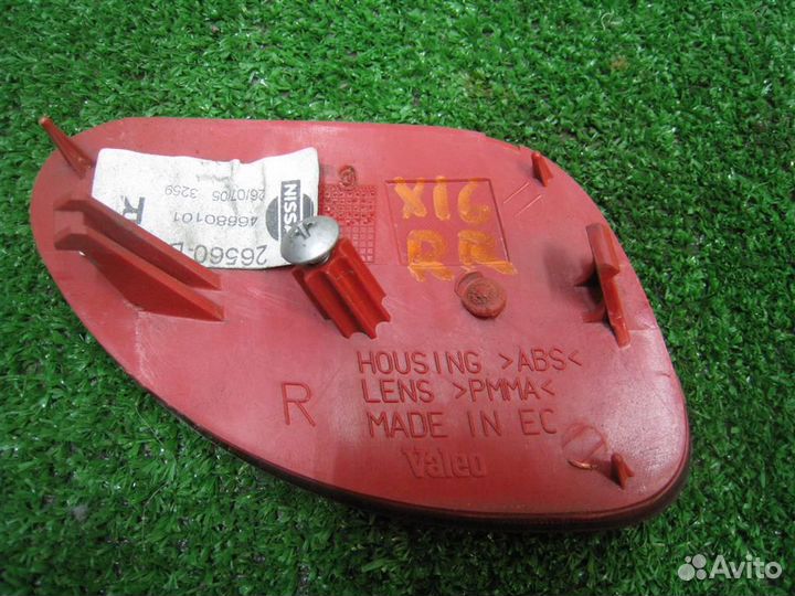 Отражатель бампера заднего правый Nissan Almera T