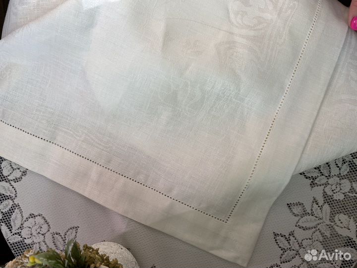 Дорожка на стол рушник лен