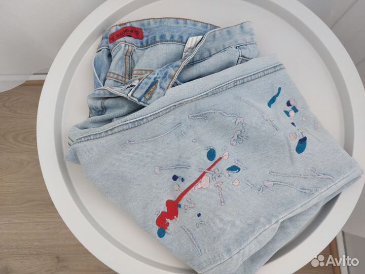 Джинсы pull and bear 36 mom