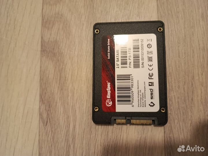 SSD диск Kingspec 1тб, 2.5
