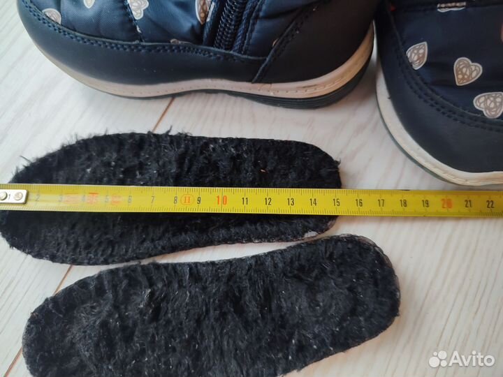 Сапоги зимниедля девочки, рр. 21-21, 24, 27