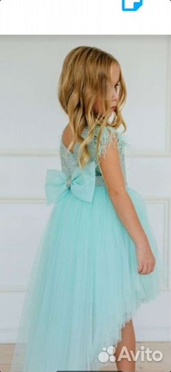 Платье для девочки 122-128