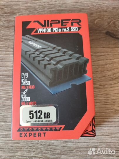 SSD M2 nvme 512gb Patriot Viper VPN100-512gm28h