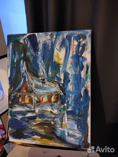 Интерьерная картина маслом