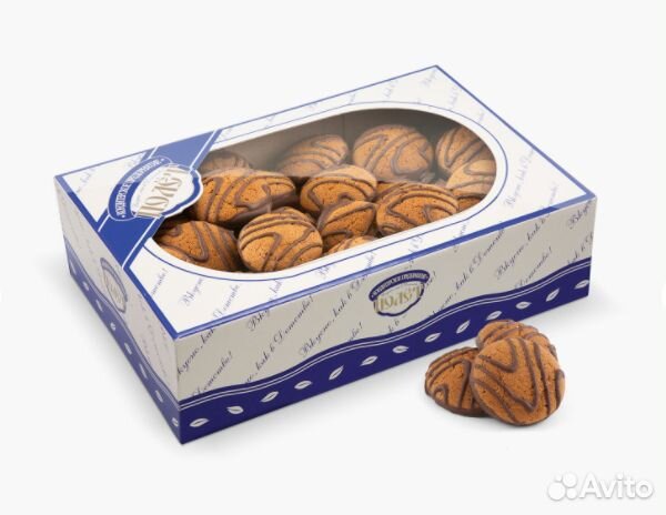 Печенье Полет Овсяное Мини с Темной глазурью 600г