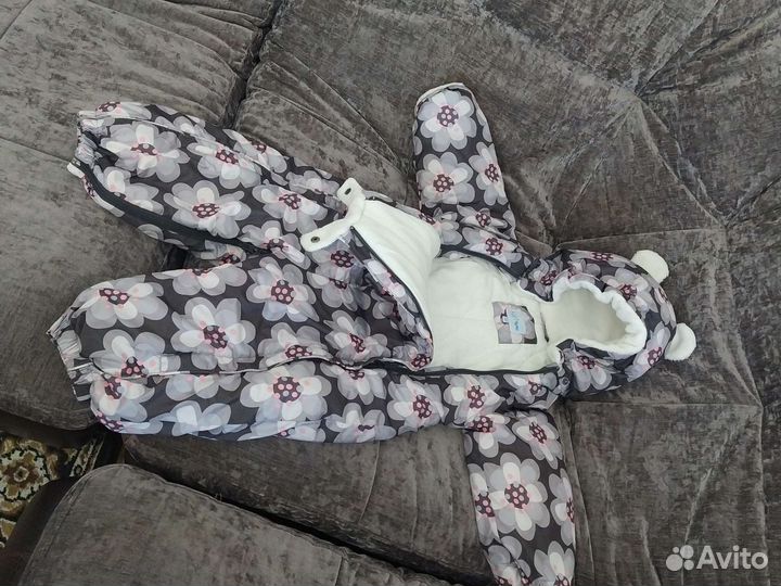 Зимний комбинезон для девочки 18-24 месяца