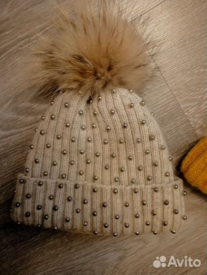 Шапочки зимние на девочку 7-11 лет