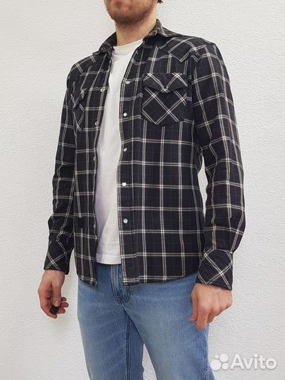 Рубашка клетчатая мужская