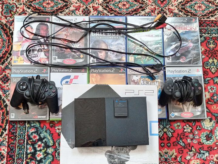 Игровая приставка sony playstation 2 бу