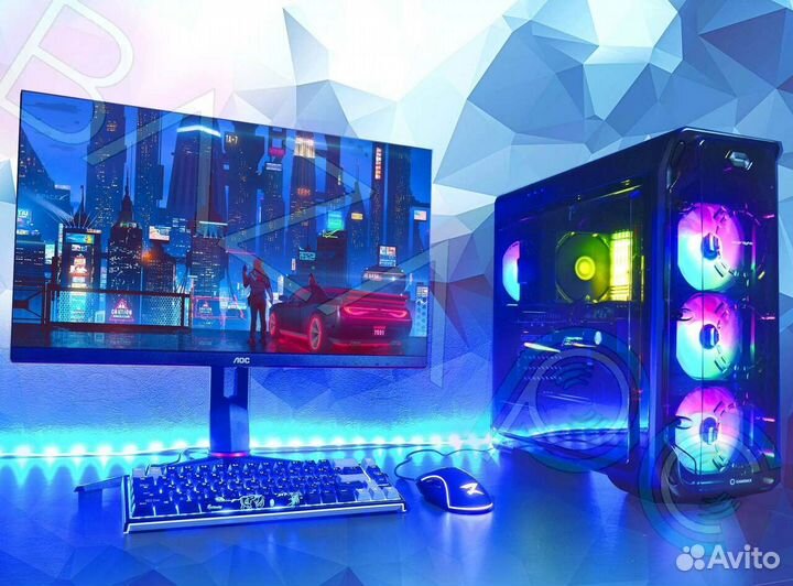 Новый игровой пк Ryzen 7 8700F / RTX 2060 Super