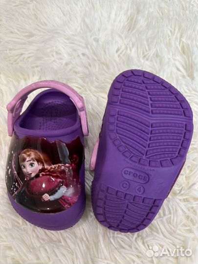 Crocs холодное сердце(светятся) Эльза и Анна