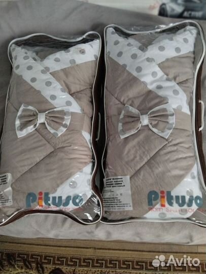 Зимний конверт на выписку из роддома