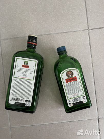 Пустые бутылки ягермайстер