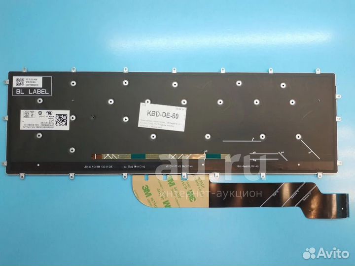 Клавиатура P66F001 Dell 15-5565 красная