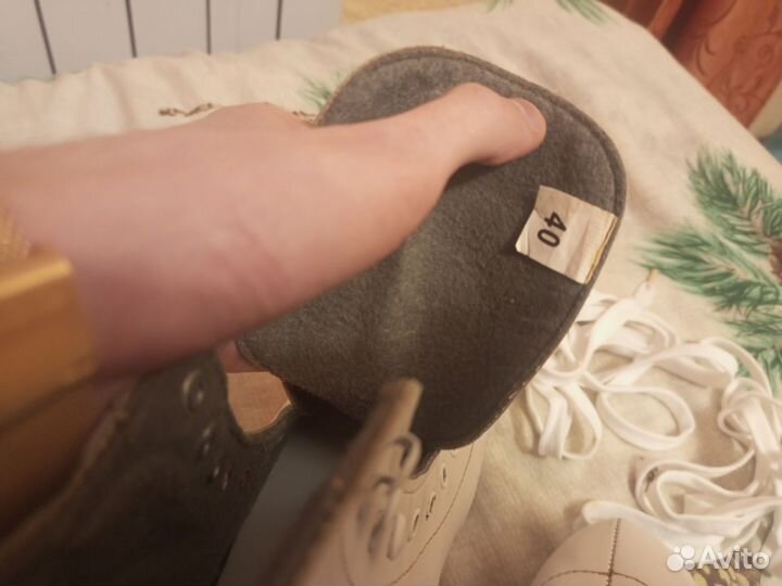 Коньки фигурные novus 40 размер