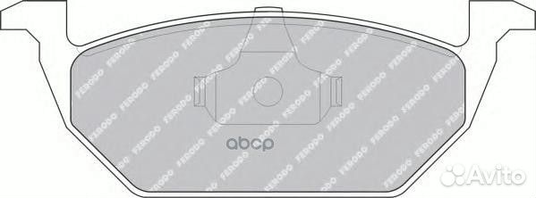 Колодки передние ferodo FDB1094 FDB1094 Ferodo