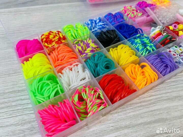 Резиночки для плетения браслетов набор для девочек