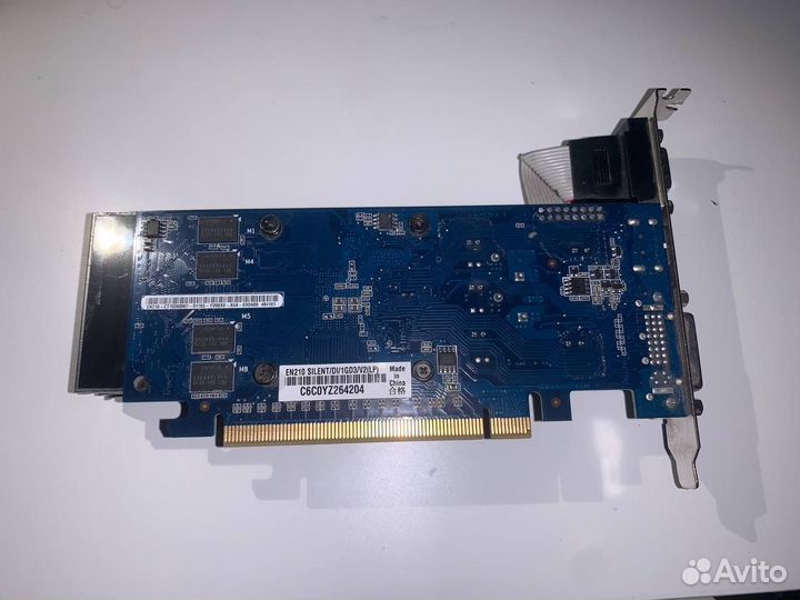 Видеокарта Asus GeForce 210 Silent 1 Gb памяти