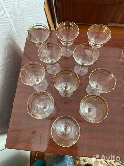 Стеклянные рюмки времён СССР