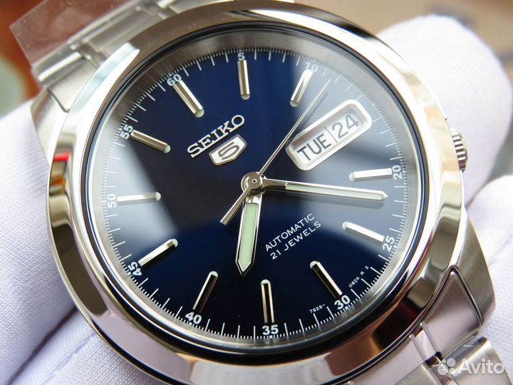 Часы Seiko (Сейко) 5 Blue Dial. Automatic
