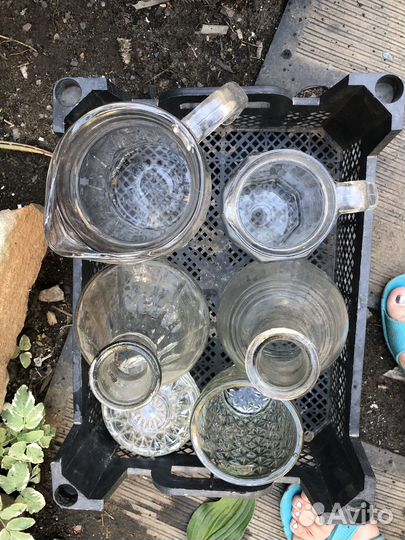 Заварники,графины,стопки,таз