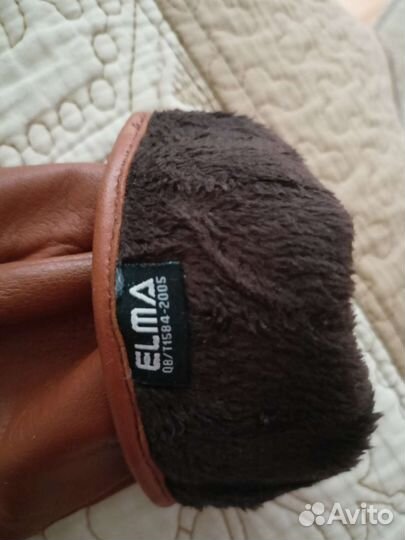 Перчатки женские кожаные новые