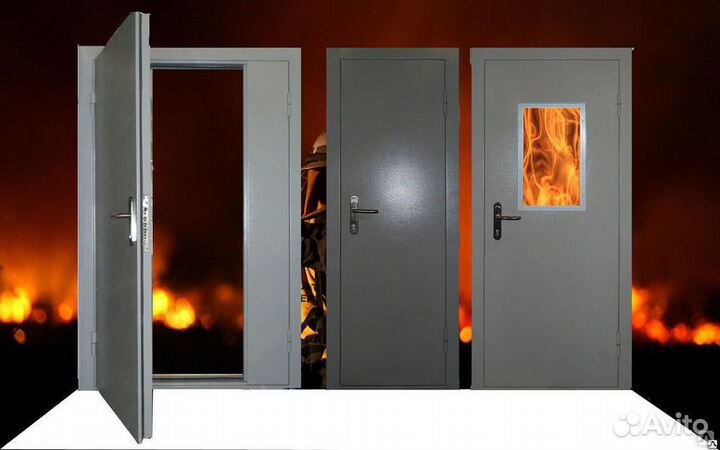 Двери противопожарные, фрамуги, стекла паспорта