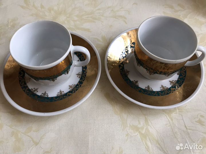 Кофейная чашка с блюдцем 100 мл Чехословакия