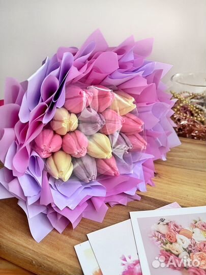 Тюльпаны из шоколада/ съедобный букет