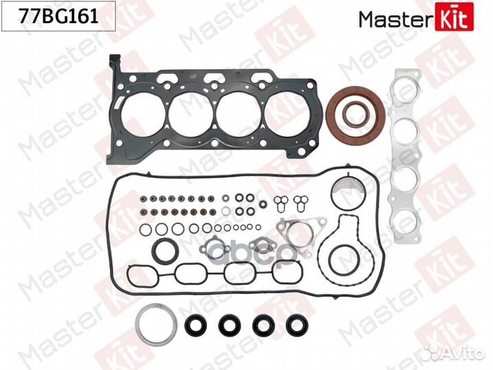 Полный комплект прокладок toyota 1ZR-FAE, 2ZR-F