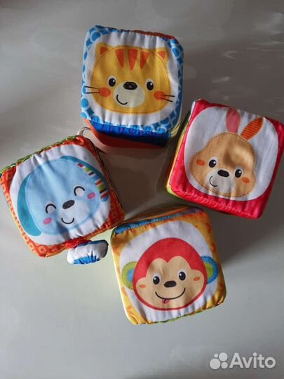 Развивающие мягкие кубики Winfun