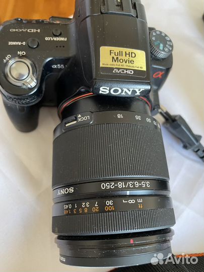 Фотоаппарат Sony альфа 55 2 объектива