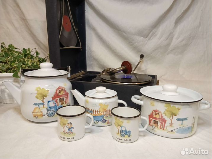 Эмалированная посуда новая