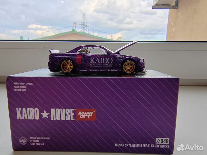 Kaido house mini gt Nissan skyline Gt-r 34, chase