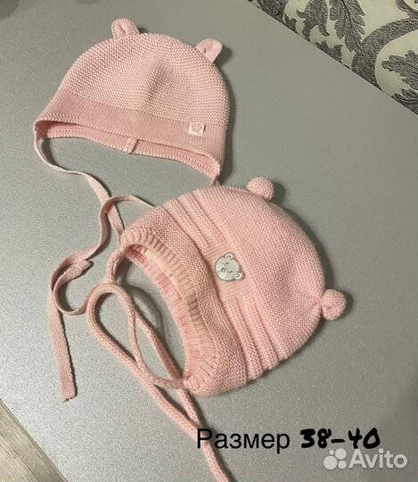 Шапочка для девочки 38-40 размер