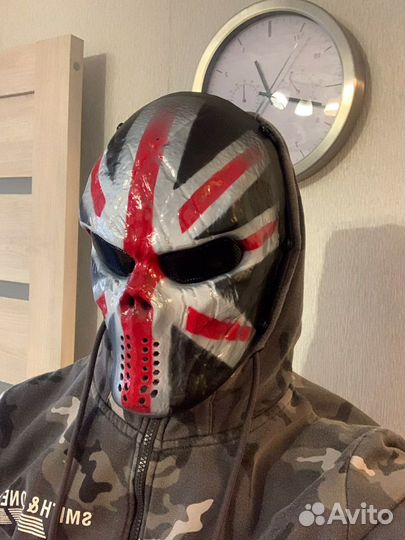 Маска для страйкбола новая британец