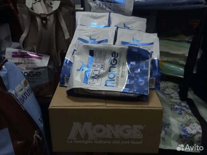 Корм для кошек Монж Уринари 1.5 кг и 0.4кг